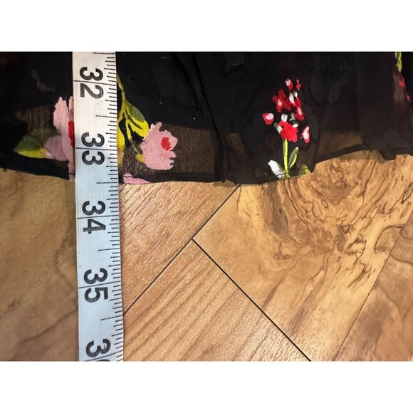 🌸 Kate Spade New York Floral Dress – Size 2 – Sheer Overlay (309) - Picture 3 of 8